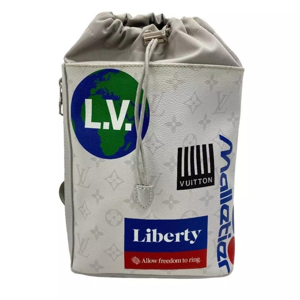 Louis Vuitton Monogram Chalk Sling Bag RARE